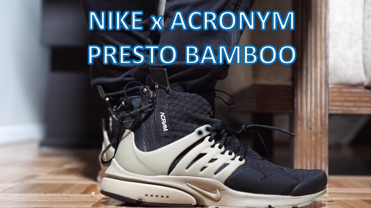 Nike Acronym Presto - Review/On-feet - YouTube