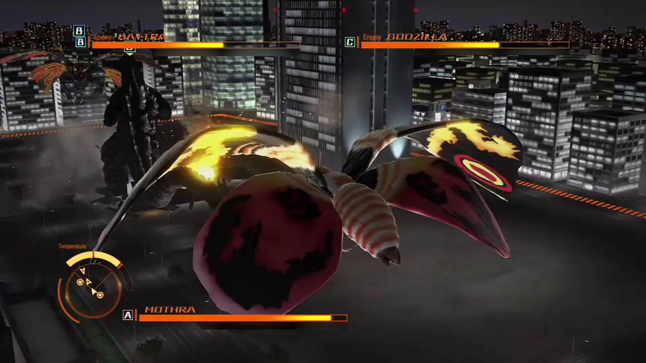 極彩色の決戦 ゴジラ VS モスラ VS バトラ【Godzilla VS PS4】 - YouTube