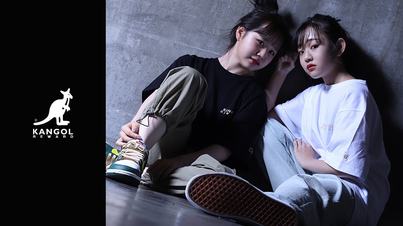 さやりさチャンネル × KANGOL REWARD コラボ半袖Tシャツ