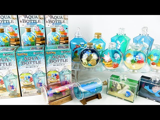Unboxing Pokemon “AQUA BOTTLE collection 1 & 2”! Re-ment - YouTube