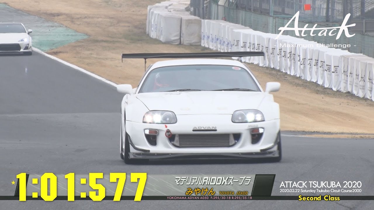 Attack Tsukuba 2020-0222「みやけん//マテリアルRIDOXスープラ」JZA80