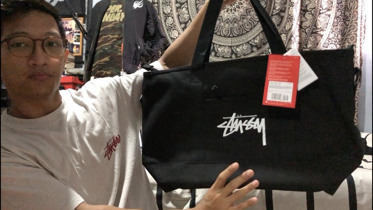 Nike X Stussy Tote Bag Unboxing - YouTube