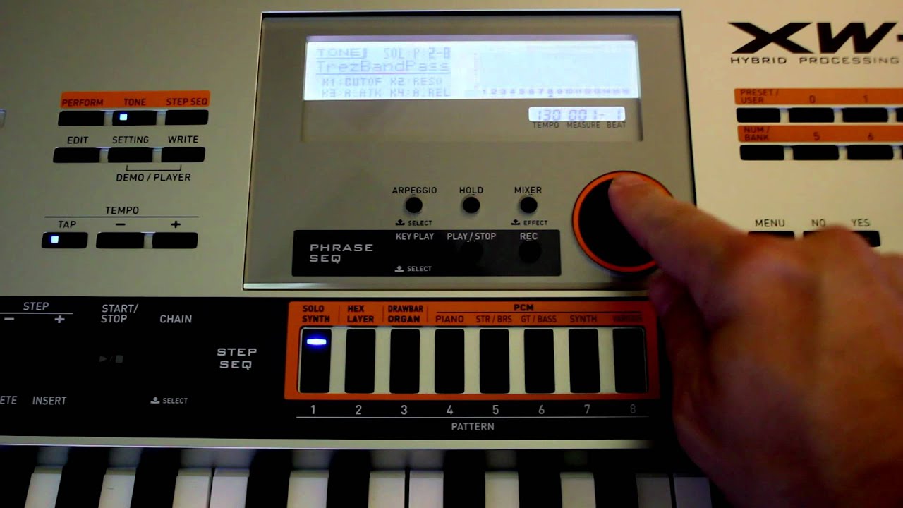 Casio XW-P1 Tutorial: Basic Navigation - YouTube