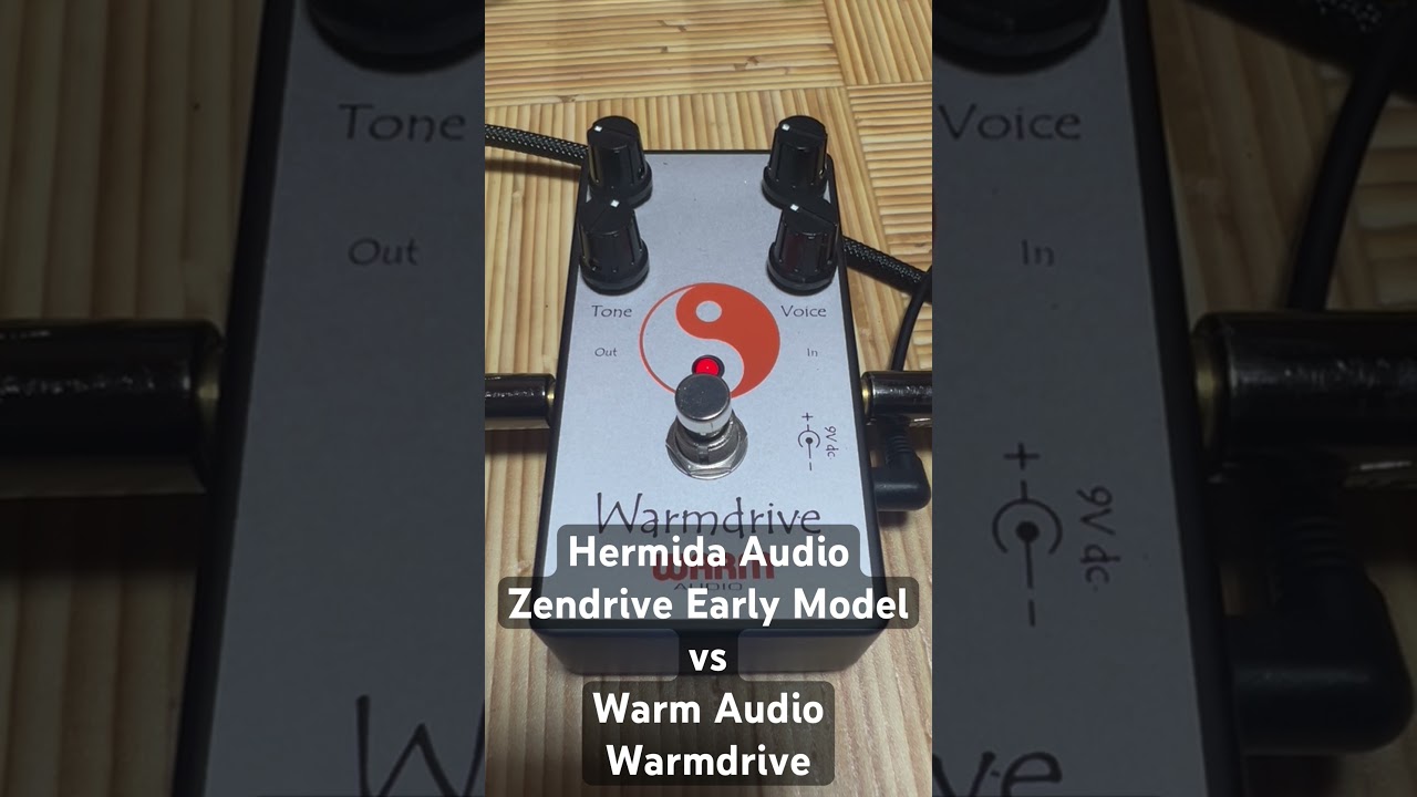Zendriveのクローンペダルと話題になったWarm AudioWarmdriveと初期型