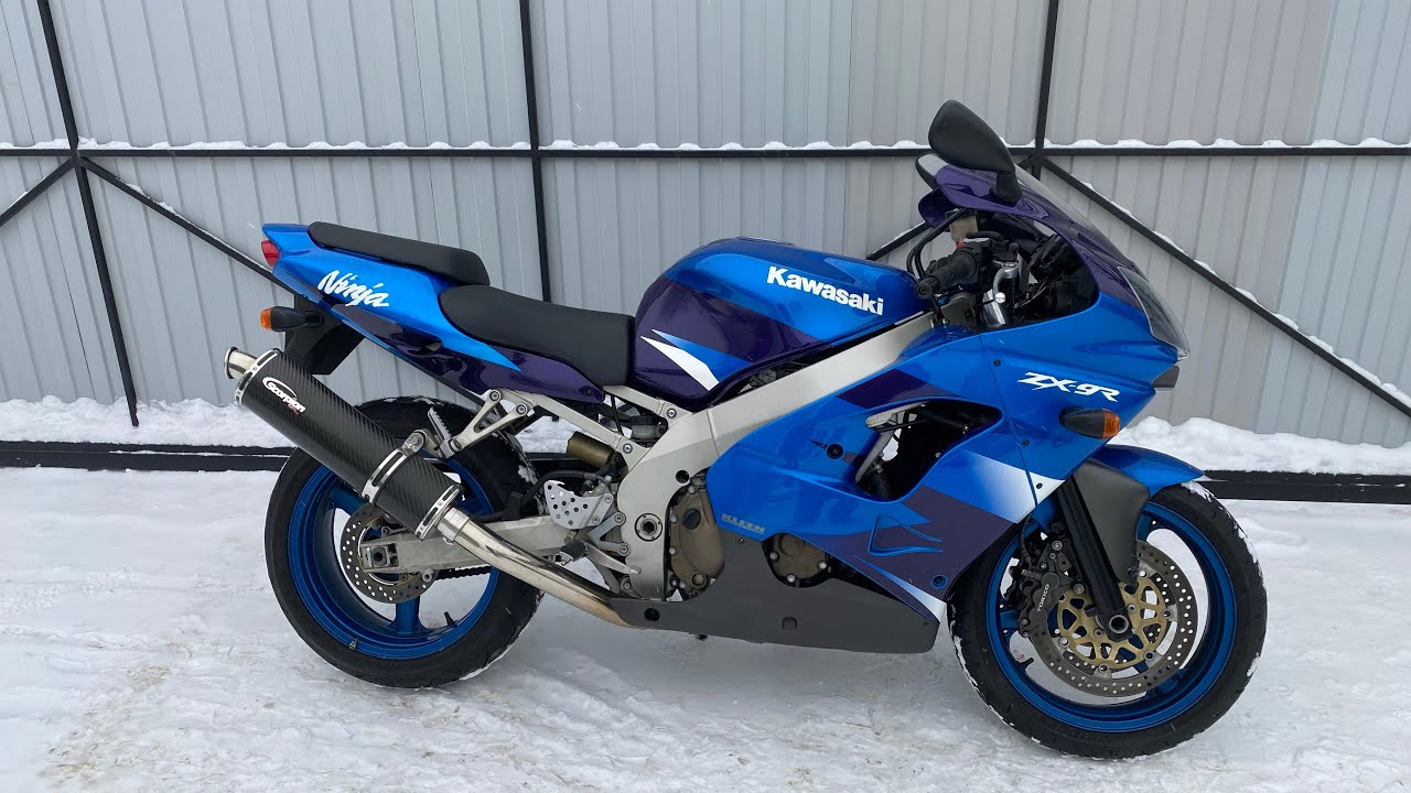 Обзор мотоцикла Kawasaki Zx9R,2000г 89262862924 с 10:00-20:00 по