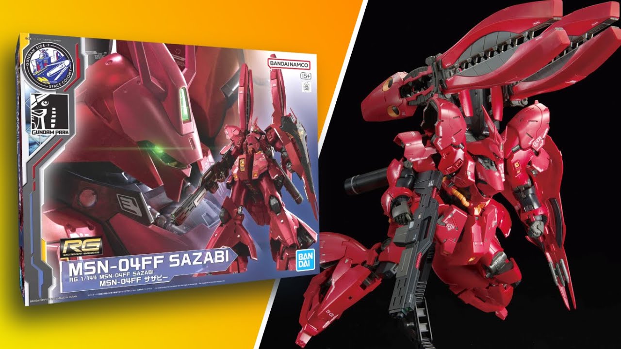 RG 1/144 MSN-04FF Sazabi (GUNDAM SIDE-F VER.) / Char's
