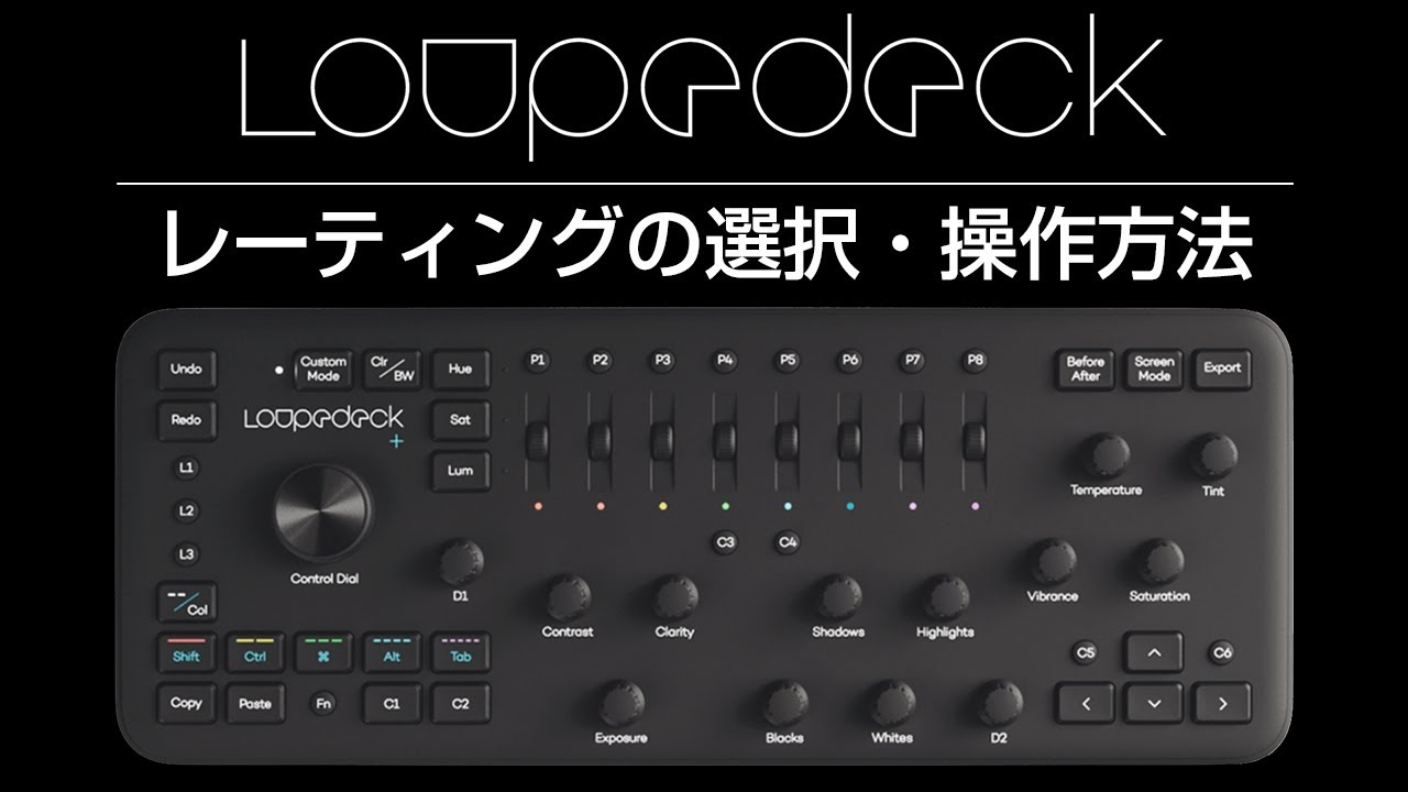 Loupedeck Plus (+)【ループデック】写真､動画編集用カスタム