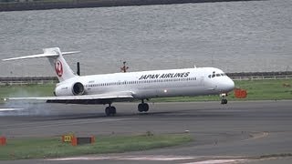 JAL New livery McDonnell Douglas MD-90 JA8070 【HND/RJTT】 - YouTube