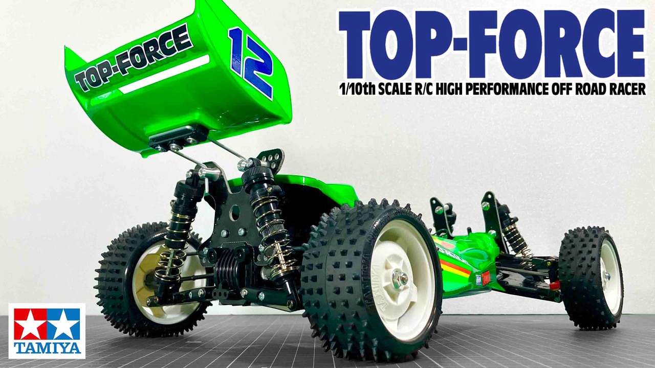 Unboxing Review] Tamiya Top Force is cool!? 1/10 SCALE R/C 4WD