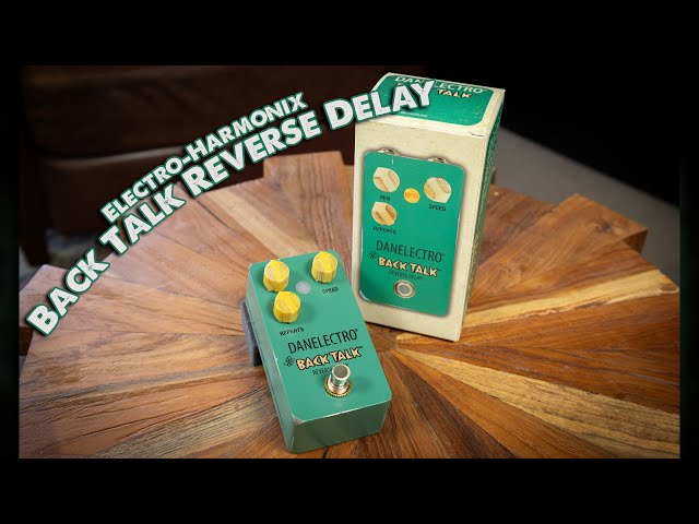 Danelectro Back Talk Reverse Delay - VGW - YouTube