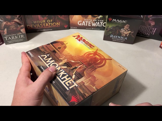 Amonkhet Bundle unboxing, full MTG opening! Invocations? Like 10