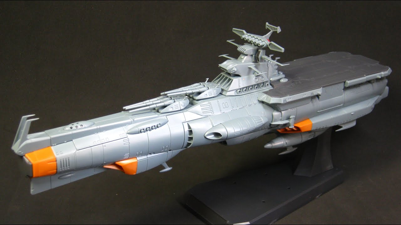 バンダイ 1/1000 ドレッドノート改級補給母艦 アスカ パーツ＆未塗装