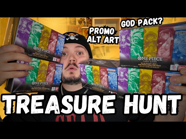 Treasure Hunt! Opening 5 One Piece Card Game 'THE BEST' Storage