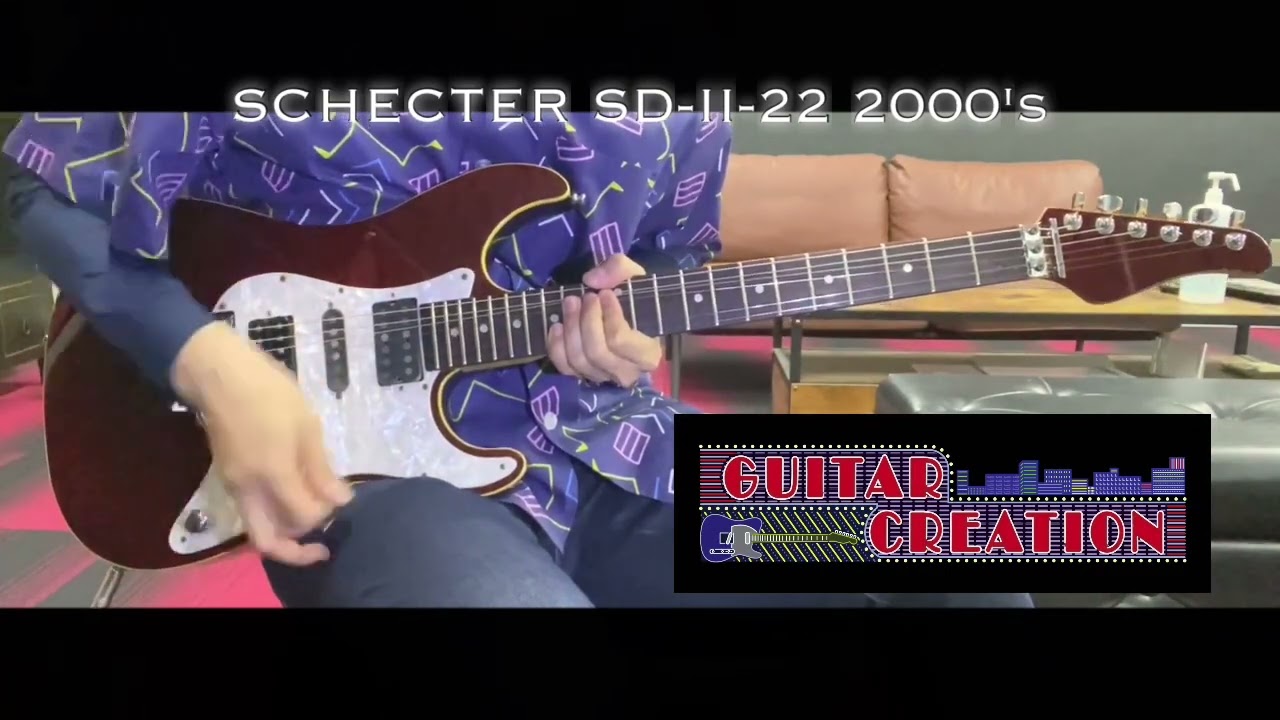 SCHECTER SD-Ⅱ-22 # See-thru Red 2000年代製【Rose Wood FB】w/JB