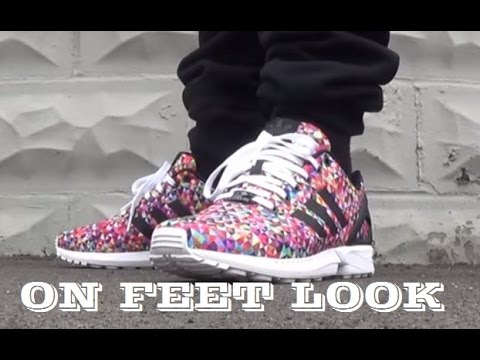 adidas Originals ZX Flux Prism Multi-Color Photo Pack Shoe Review