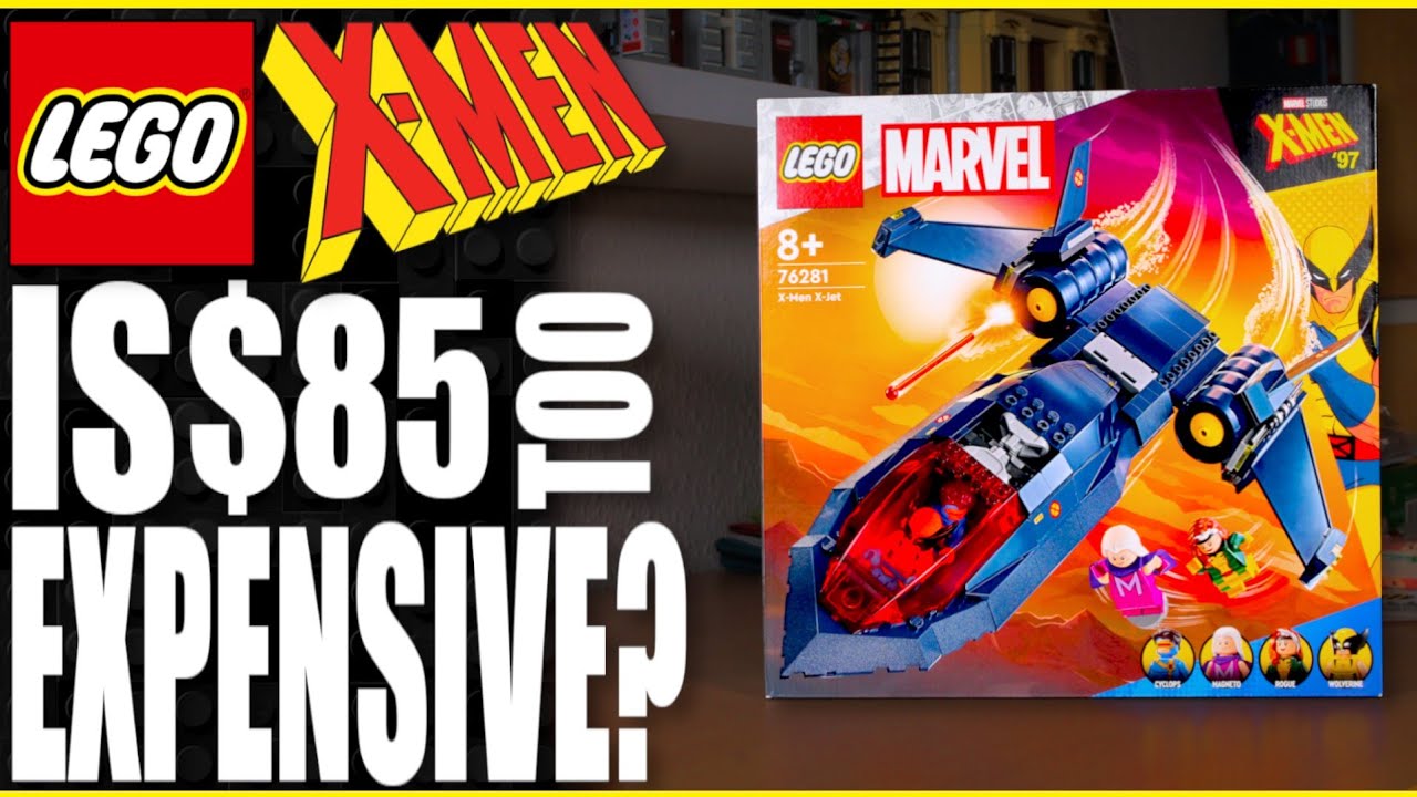 GREAT Set, Too EXPENSIVE (Lego 76281 Marvel X-Men X-Jet Review