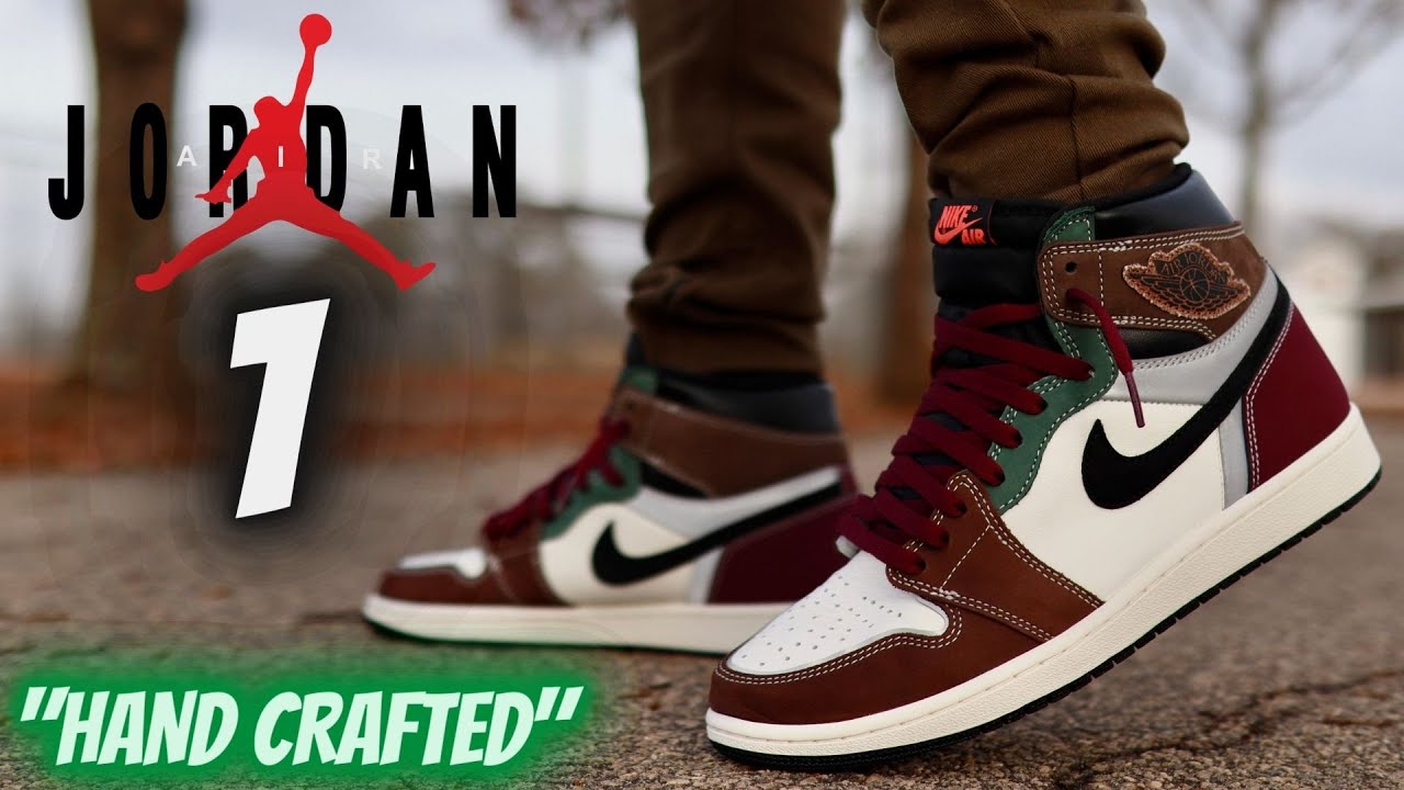 JORDAN 1 HAND CRAFTED DETAILED REVIEW & ON FEET W/ LACE SWAPS