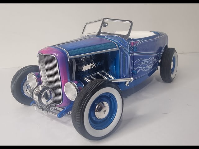 blue flame 1932 ford roadster by acme trading 1 of 468 1/18