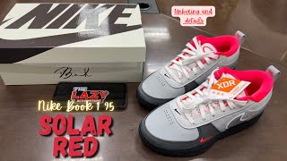Nike Book 1 95 'SOLAR RED'. Ready to Shine!! #unboxing #closerlook