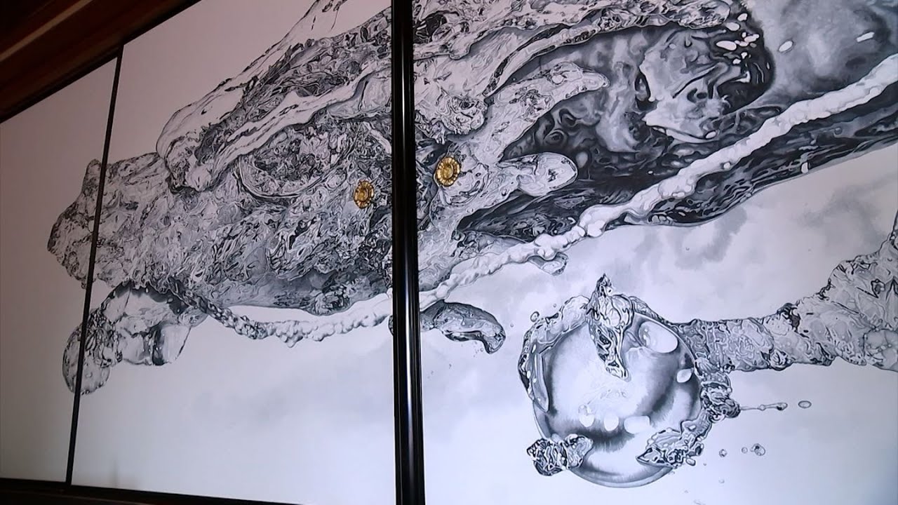 雷神図(雷さん)】矢吹璋雲(雲岳) 737 掛け軸 肉筆 【公式通販】