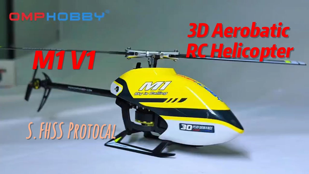 OMPHOBBY M1 V1 | 6CH 3D RCヘリ - ヘリモンスター | ドローン