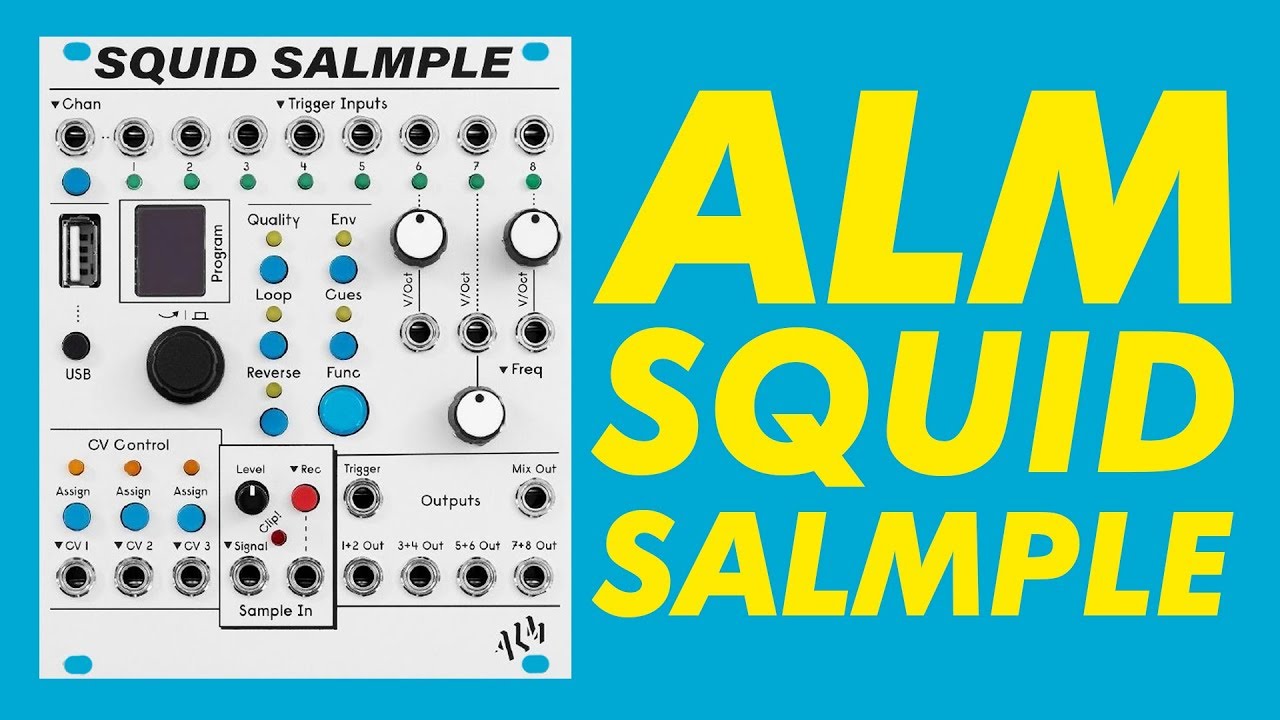 ALM Busy Circuits Squid Salmple // Fast & powerful 8 channel audio