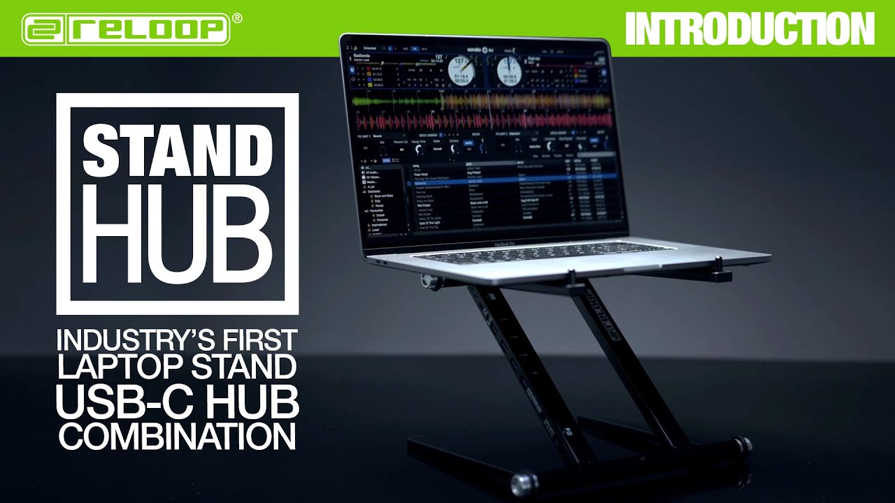 Reloop】電源供給可能なUSB-Cハブを搭載した多機能ラップトップ