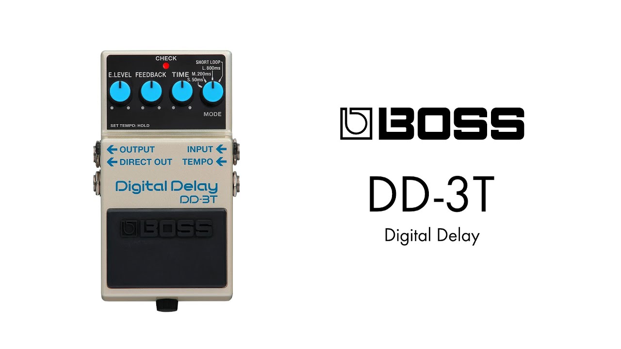 エフェクター 試奏動画】BOSS DD-3T Digital Delay デジタルディレイ