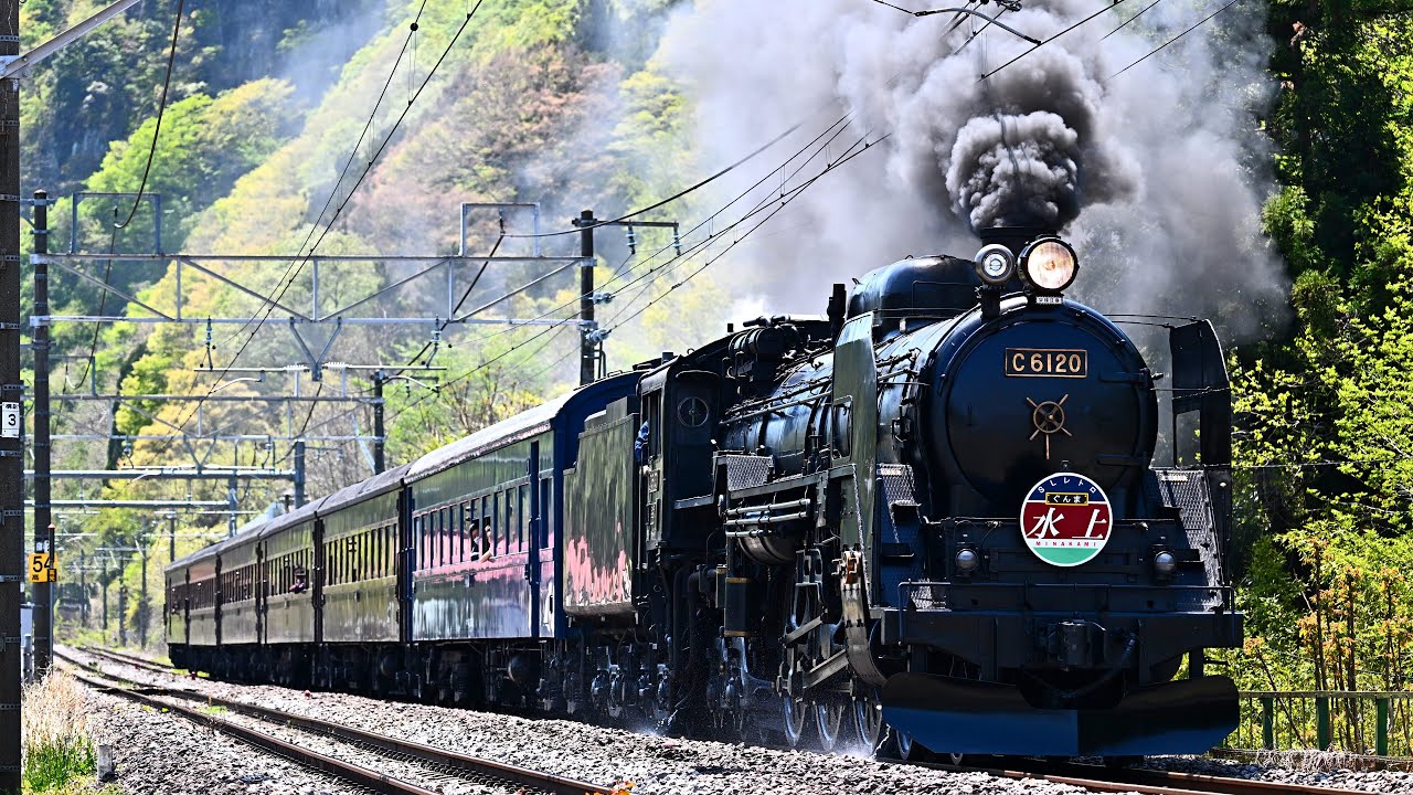 C61 20】SLレトロぐんま水上号【旧型客車】2025年新緑編 JNR Class C61