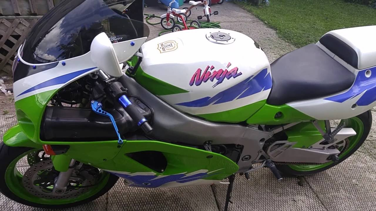 1994 kawasaki ZX-7 L2 Ninja (pretune) - YouTube