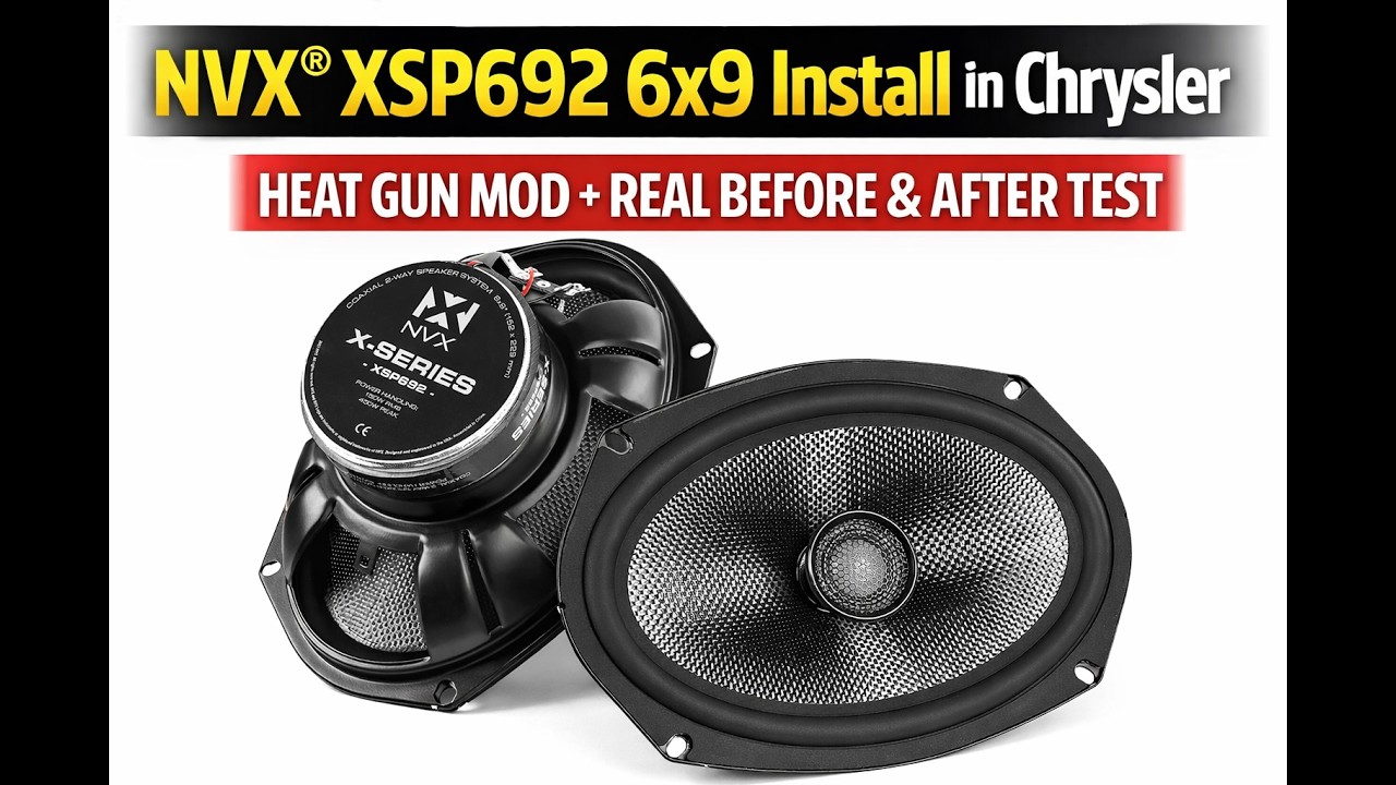 NVX XSP692 6x9 Install in Chrysler 300 – Heat Gun Mod + Real
