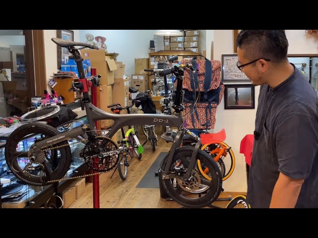 ミニベロカスタム！ お客様の、、アメリカンパーツ&18インチ カーボン