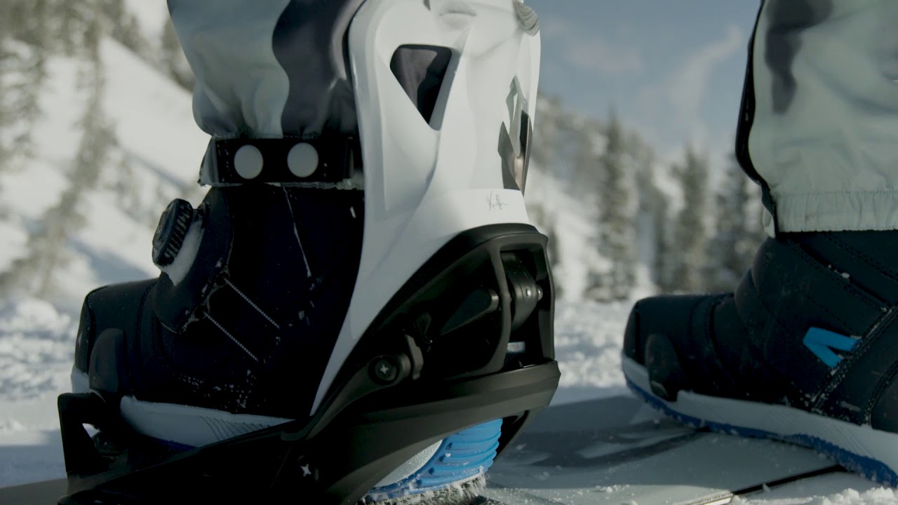 Burton Snowboards - Mine 77 - Step On EST Binding - YouTube