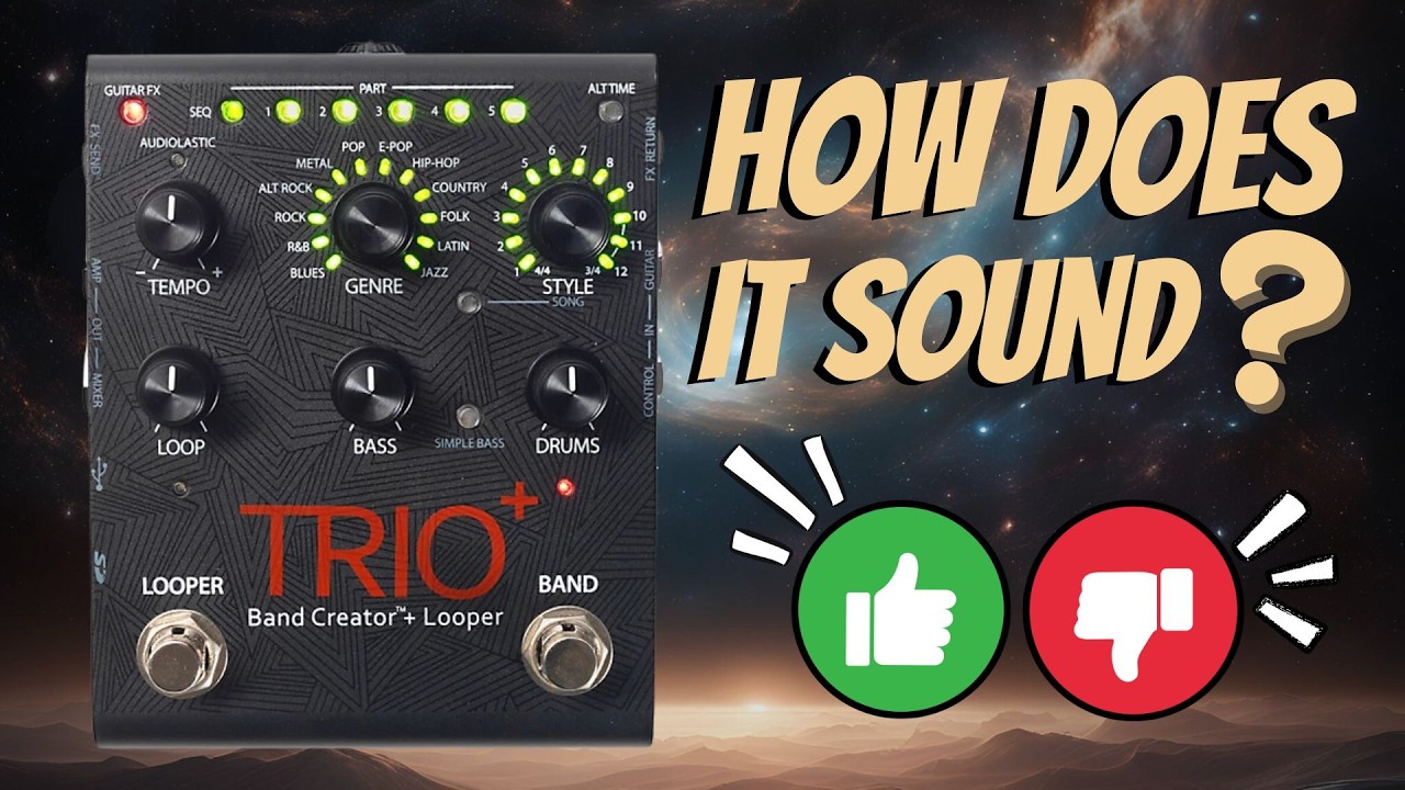DIGITECH TRIO PLUS Sound Demo: Your personal band on loop! - YouTube