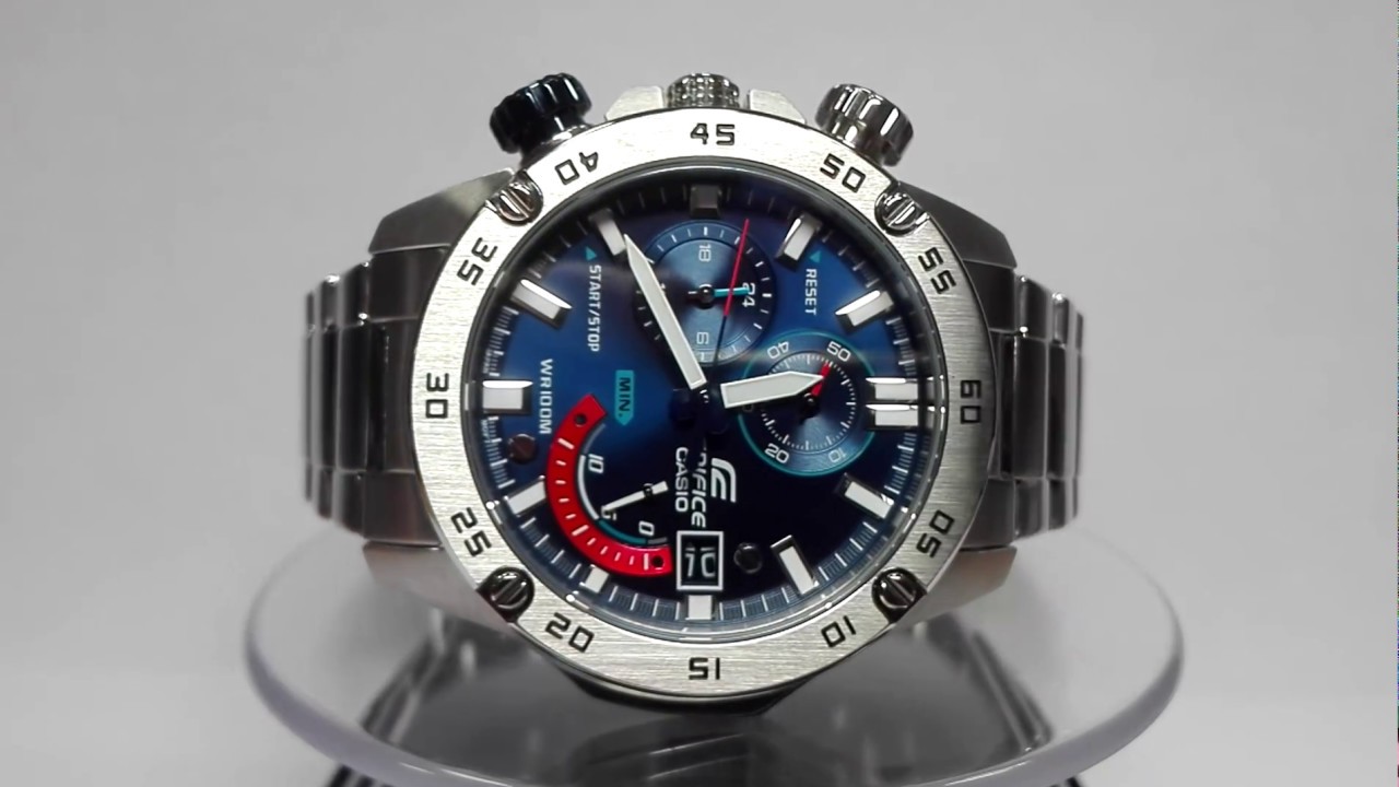 Casio Edifice EFR-558D-2AVUEF watch video 2017 - YouTube