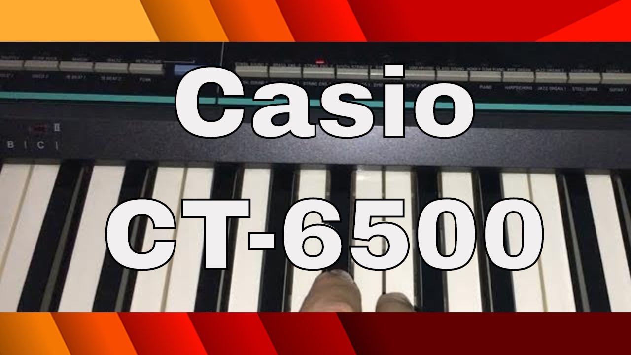 Casiotone 6500 King of the Casio Home Keyboards. First Look at