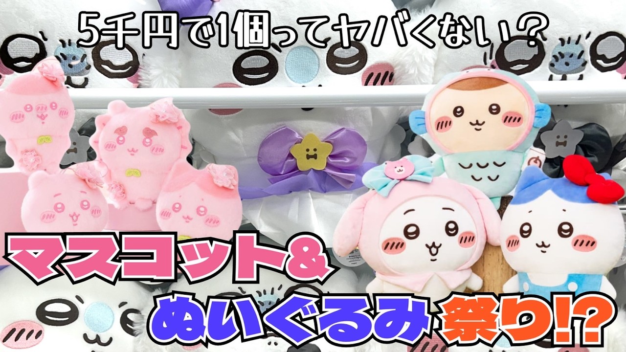 クレーンゲーム】ちいかわ ラウンドワン限定 ふわふわバッグ