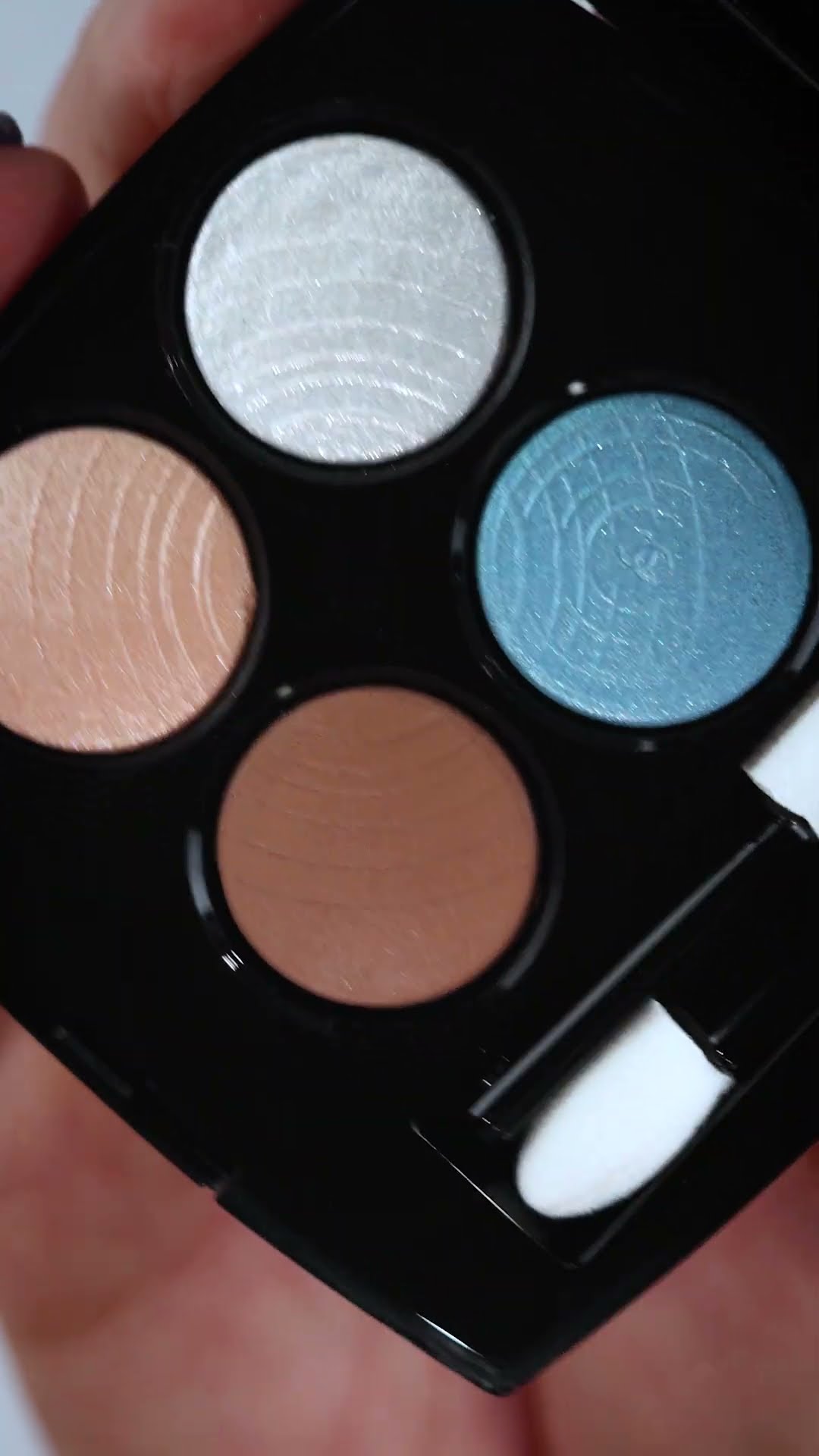 New Chanel Spring 78 Rivage Eyeshadow Quad! #chanelmakeup