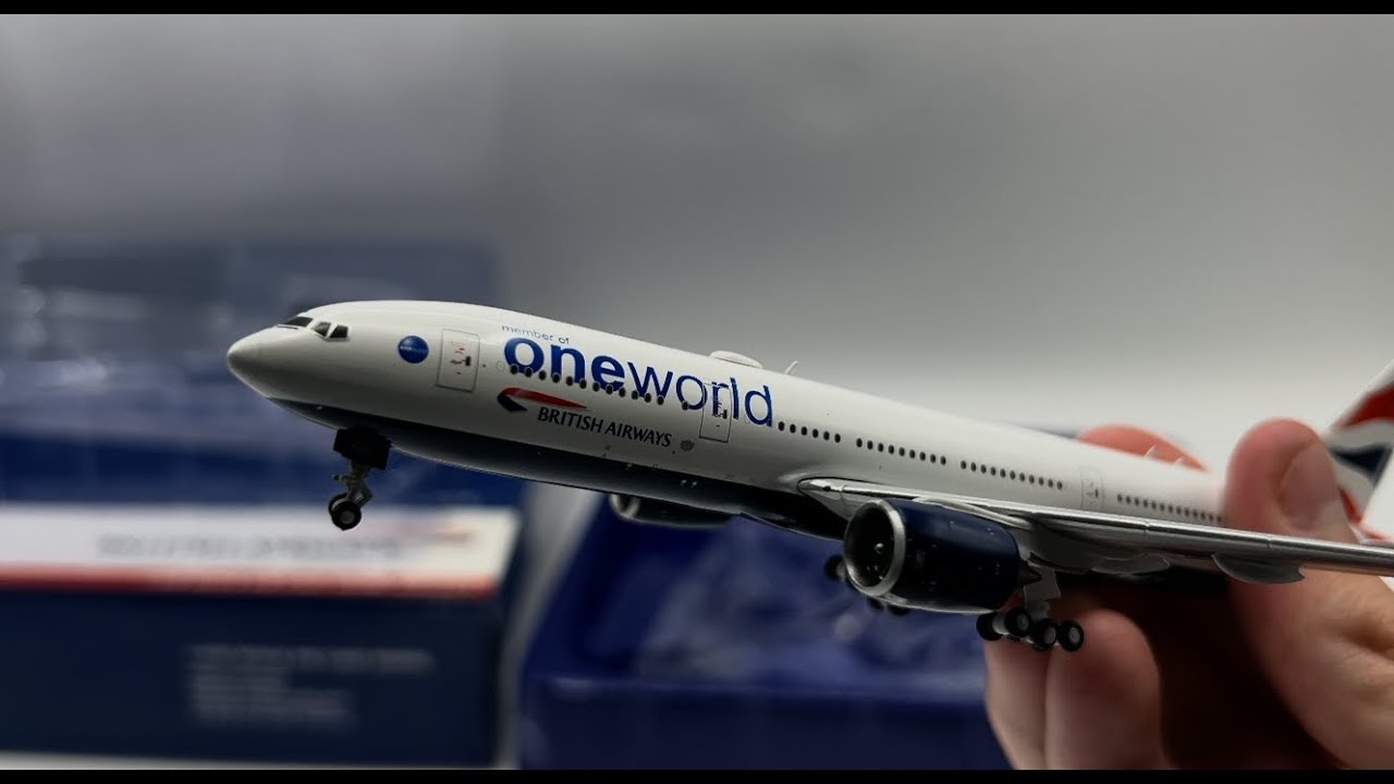 Gemini Jets British Airways Boeing 777-200ER 1:400 Scale Unboxing