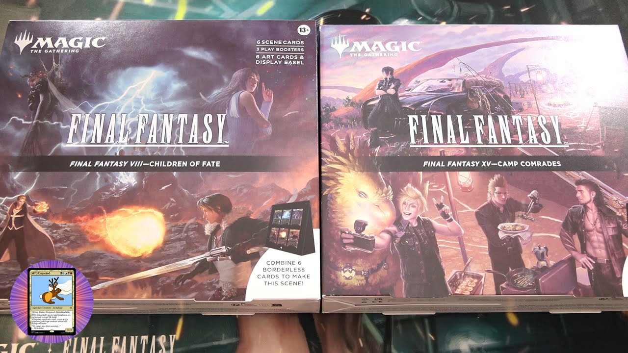 MTG Final Fantasy Scene Boxes Opening! (2/2) - YouTube