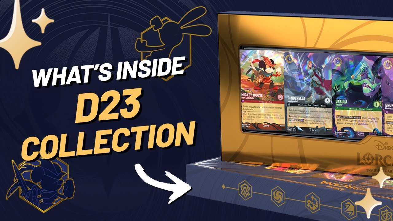 D23 COLLECTION UNBOXING | Disney Lorcana D23 First Look Inside