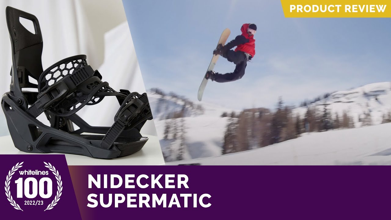 Nidecker Supermatic 2022-2023 Snowboard Bindings Rev