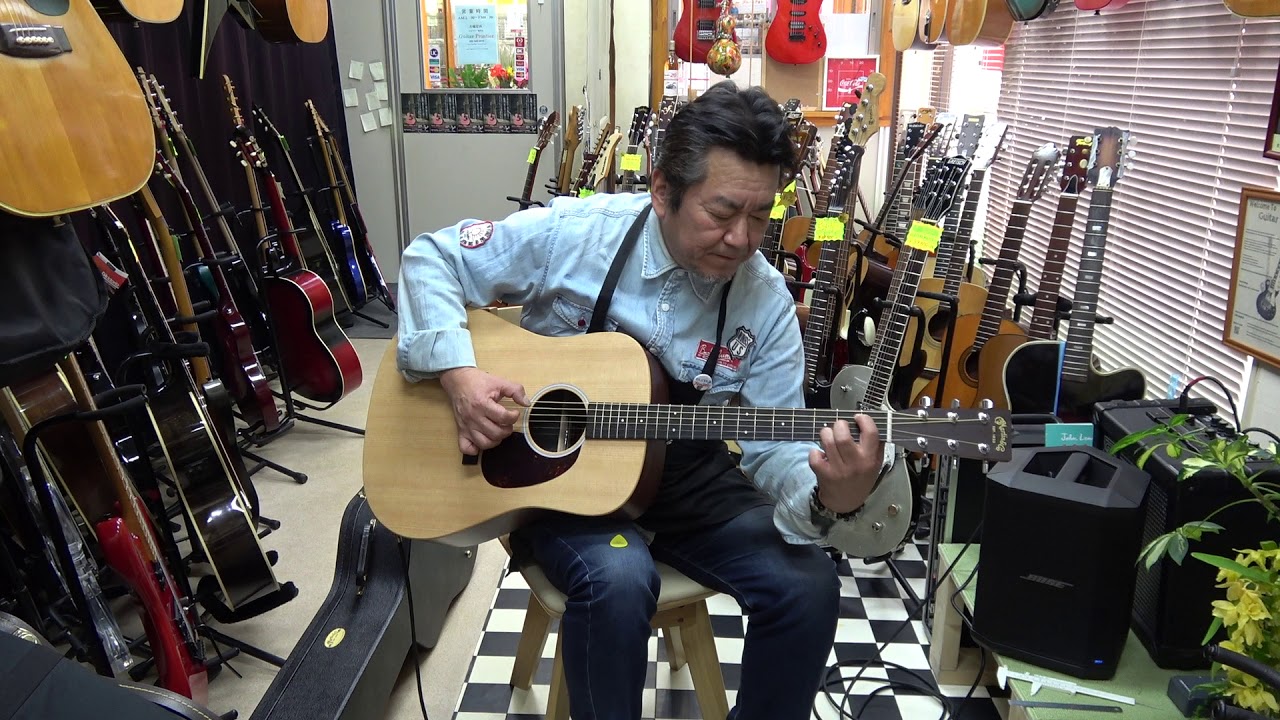 Martin DX-1 AE 2017年製 マーティンのお手頃エレアコ！ - YouTube