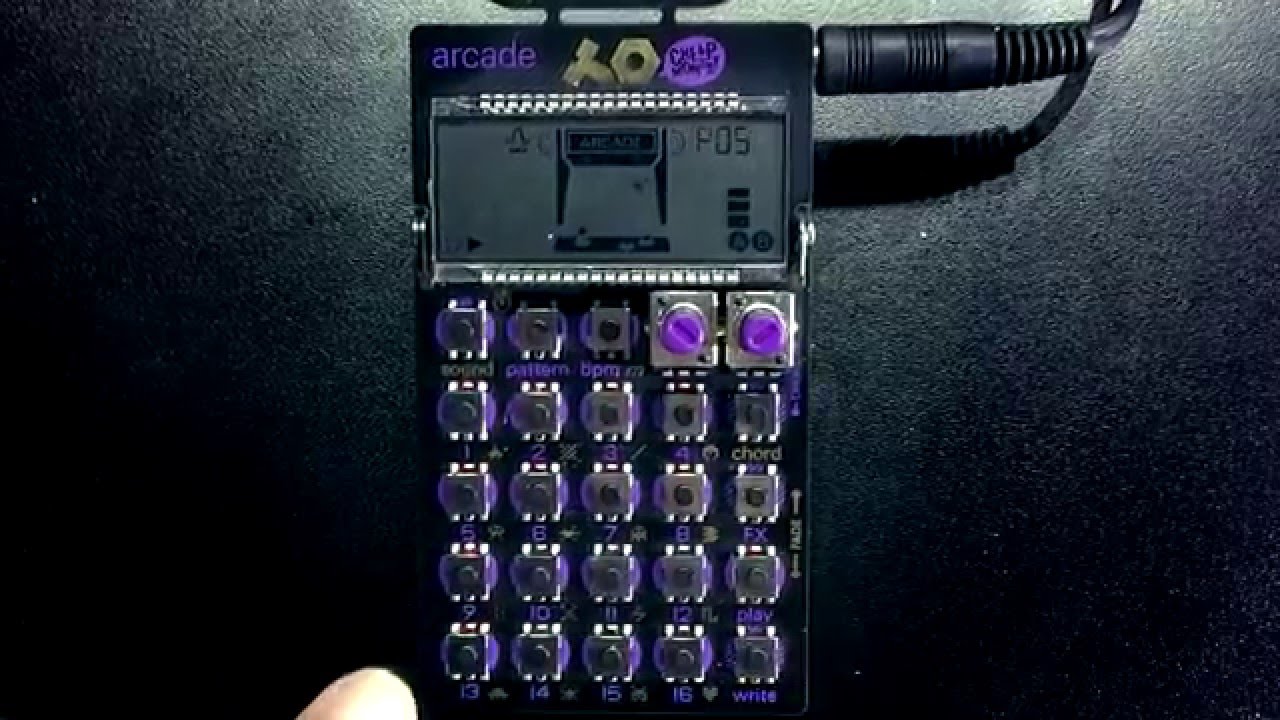 playing the PO-20 ARCADE Pocket Operator! - YouTube