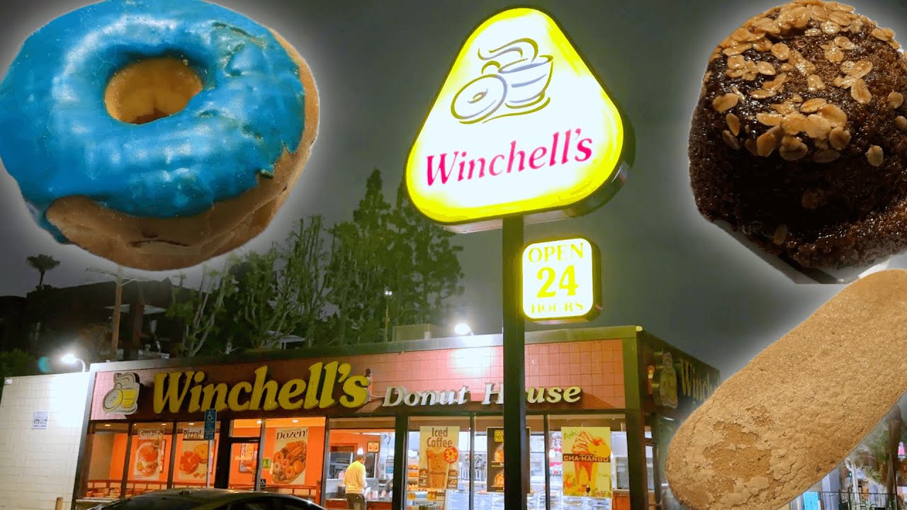 Walking around LA, Part 2] Open 24 hours! The biggest donut chain