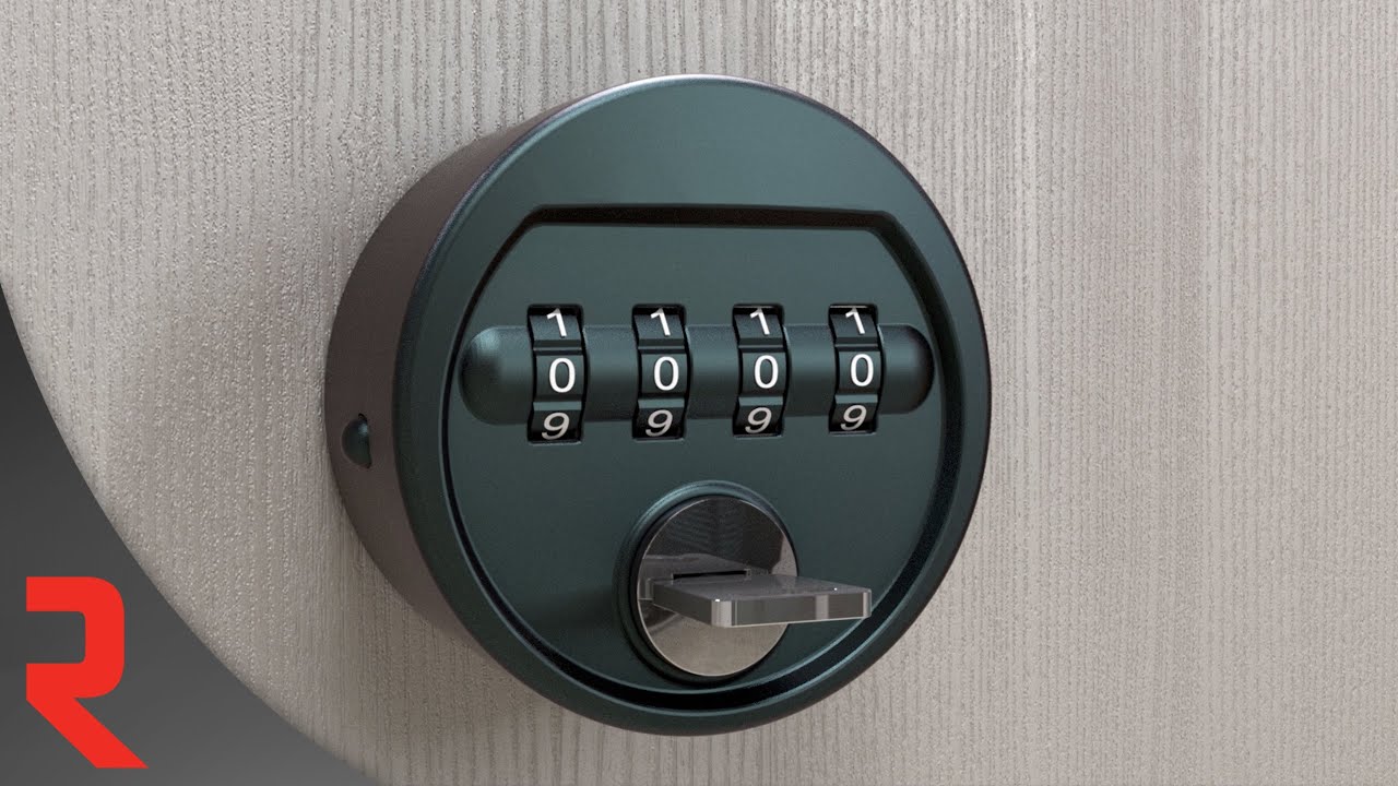 Round Dial Lock - Fixed Code - Richelieu Hardware