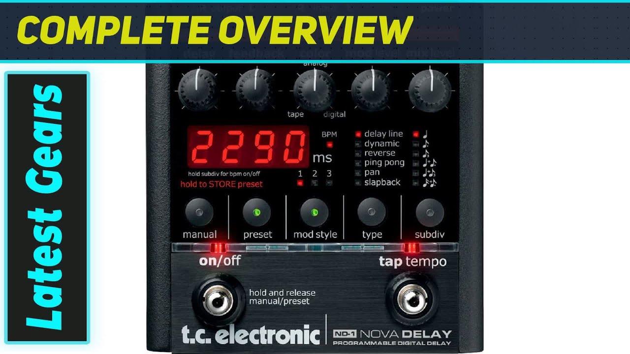 TC Electronic | Product | ND-1 NOVA DELAY