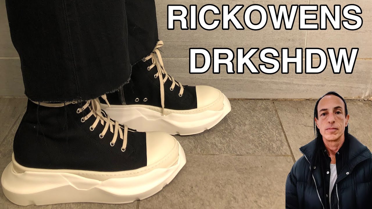 Rick Owens DRKSHDW Abstract Sneaker | Unboxing | Review + On Feet