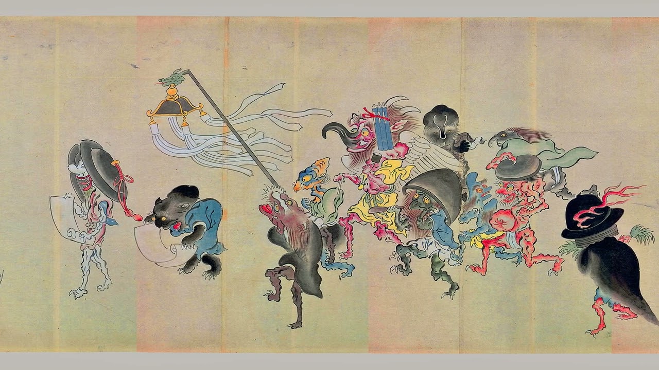 百鬼夜行絵巻 - YouTube