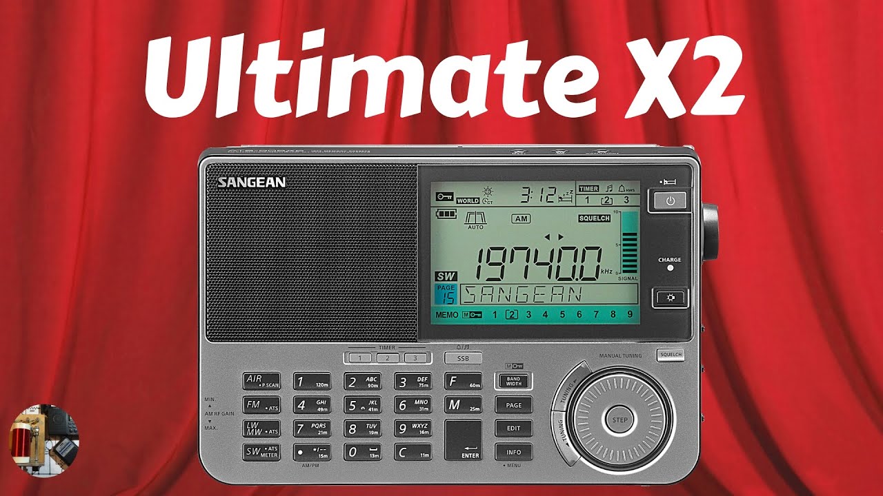 Sangean ATS-909X2 AM FM LW AIR Shortwave SSB Radio Review - YouTube